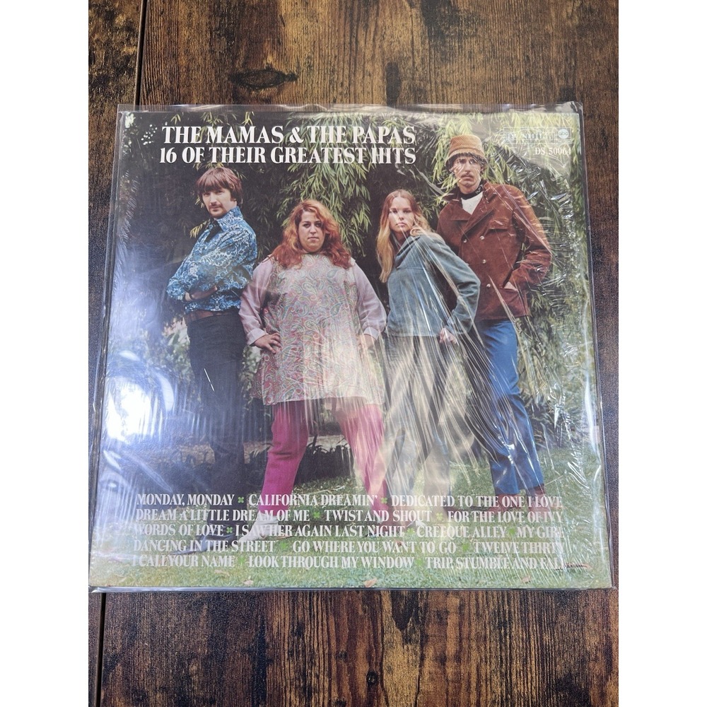 The Mamas & The Papas 16 Greatest Hits LP Vinyl Record 1973 MCA Still In Shrink